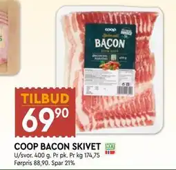 Coop Mega COOP BACON SKIVET tilbud