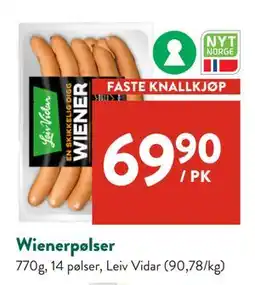 Jacobs Wienerpølser tilbud