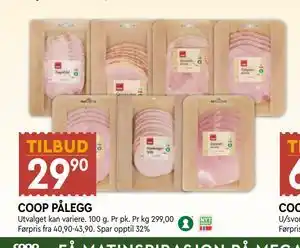 Coop Mega COOP PÅLEGG tilbud
