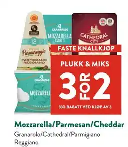 Jacobs Mozzarella/Parmesan/Cheddar tilbud