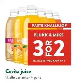 Jacobs Cevita juice tilbud
