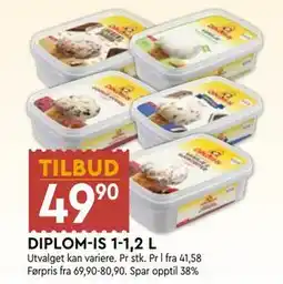 Coop Mega DIPLOM-IS 1-1,2 L tilbud