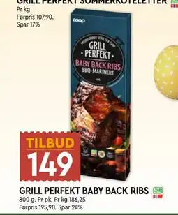 Coop Mega GRILL PERFEKT BABY BACK RIBS tilbud