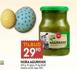 Coop Mega NORA AGURKMIX tilbud