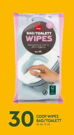 Coop Mega COOP WIPES BAD/TOALETT tilbud