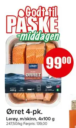 Spar Ørret 4-pk tilbud