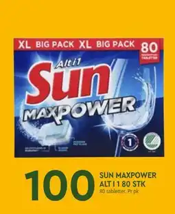 Coop Mega SUN MAXPOWER ALT I 1 80 STK tilbud
