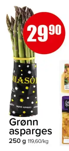 Spar Grønn asparges tilbud