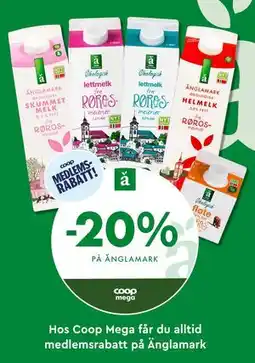 Coop Mega 20% på Änglamark tilbud