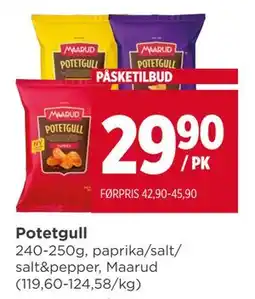 Meny Potetgull tilbud