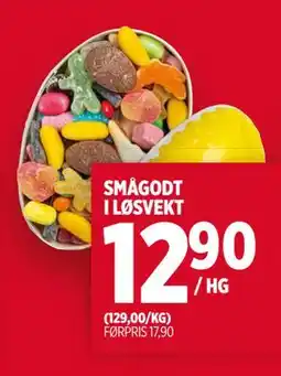 Meny SMÅGODT I LØSVEKT tilbud