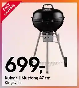 Gigaboks Kulegrill Mustang 47 cm tilbud