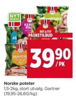 Meny Norske poteter tilbud