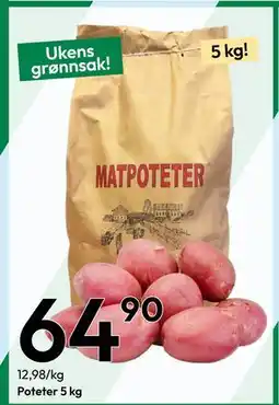 Gigaboks Poteter 5 kg tilbud