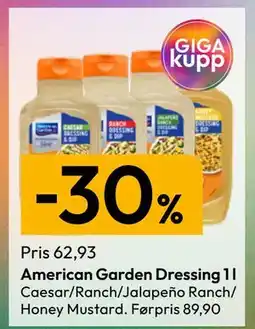 Gigaboks American Garden Dressing 1 l tilbud