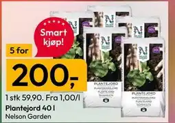 Gigaboks Plantejord 40 l tilbud