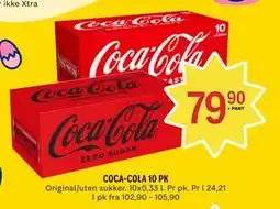 Coop Prix COCA-COLA 10 PK tilbud