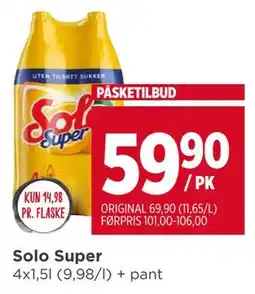 Meny Solo Super tilbud