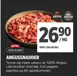 Meny ANGUSSNADDER tilbud