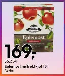 Gigaboks Eplemost m/fruktkjøtt 3 l tilbud
