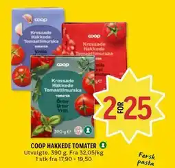 Coop Prix COOP HAKKEDE TOMATER tilbud