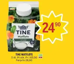 Coop Prix TINE MATFLØTE tilbud