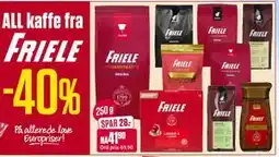 Europris ALL kaffe fra FRIELE tilbud