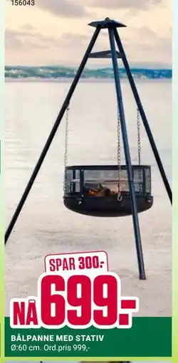 Europris BÅLPANNE MED STATIV tilbud