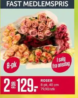 Europris ROSER, Medlemspris tilbud