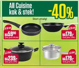 Europris All Cuisine kok & stek! tilbud