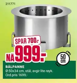 Europris BÅLPANNE tilbud