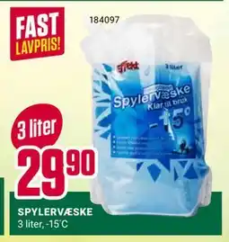 Europris SPYLERVÆSKE tilbud