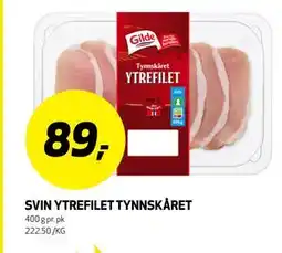 Bunnpris SVIN YTREFILET TYNNSKÅRET tilbud
