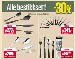 Europris Alle bestikksett! tilbud