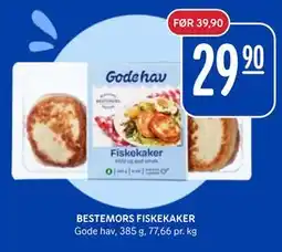 Rema 1000 BESTEMORS FISKEKAKER tilbud