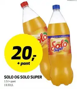 Bunnpris SOLO OG SOLO SUPER tilbud