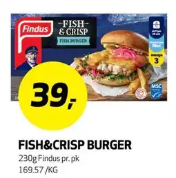 Bunnpris FISH&CRISP BURGER tilbud