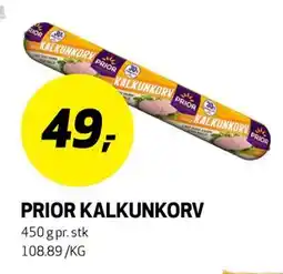 Bunnpris PRIOR KALKUNKORV tilbud