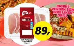 Bunnpris SVIN YTREFILET TYNNSKÅRET tilbud