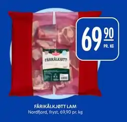 Rema 1000 FÅRIKÅLKJØTT LAM tilbud