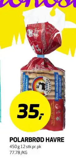 Bunnpris POLARBRØD HAVRE tilbud
