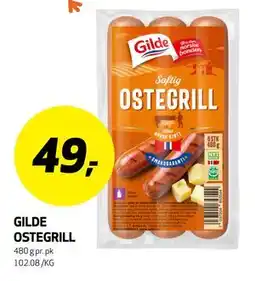 Bunnpris GILDE OSTEGRILL tilbud