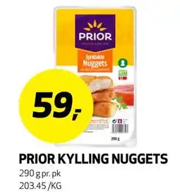 Bunnpris PRIOR KYLLING NUGGETS tilbud