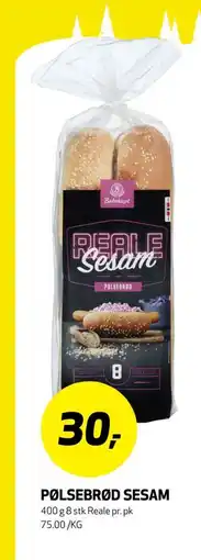 Bunnpris PØLSEBRØD SESAM tilbud