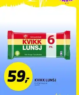 Bunnpris KVIKK LUNSJ tilbud