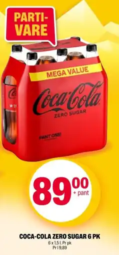 Coop Extra Coca-cola zero sugar 6 pk tilbud