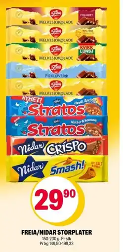 Coop Extra Freia/nidar storplater tilbud