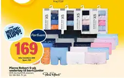 Coop Extra Pierre Robert 5-pk undertøy til barn/junior tilbud