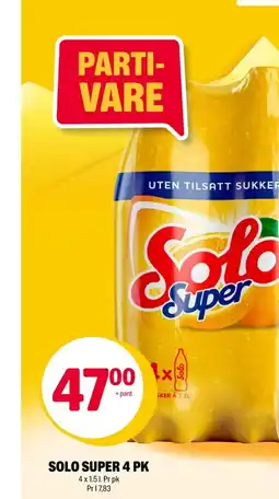 Coop Extra Solo super 4 pk tilbud