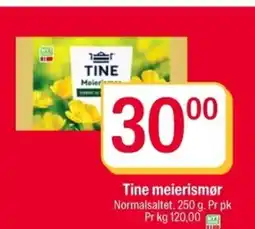 Coop Extra Tine meierismør tilbud